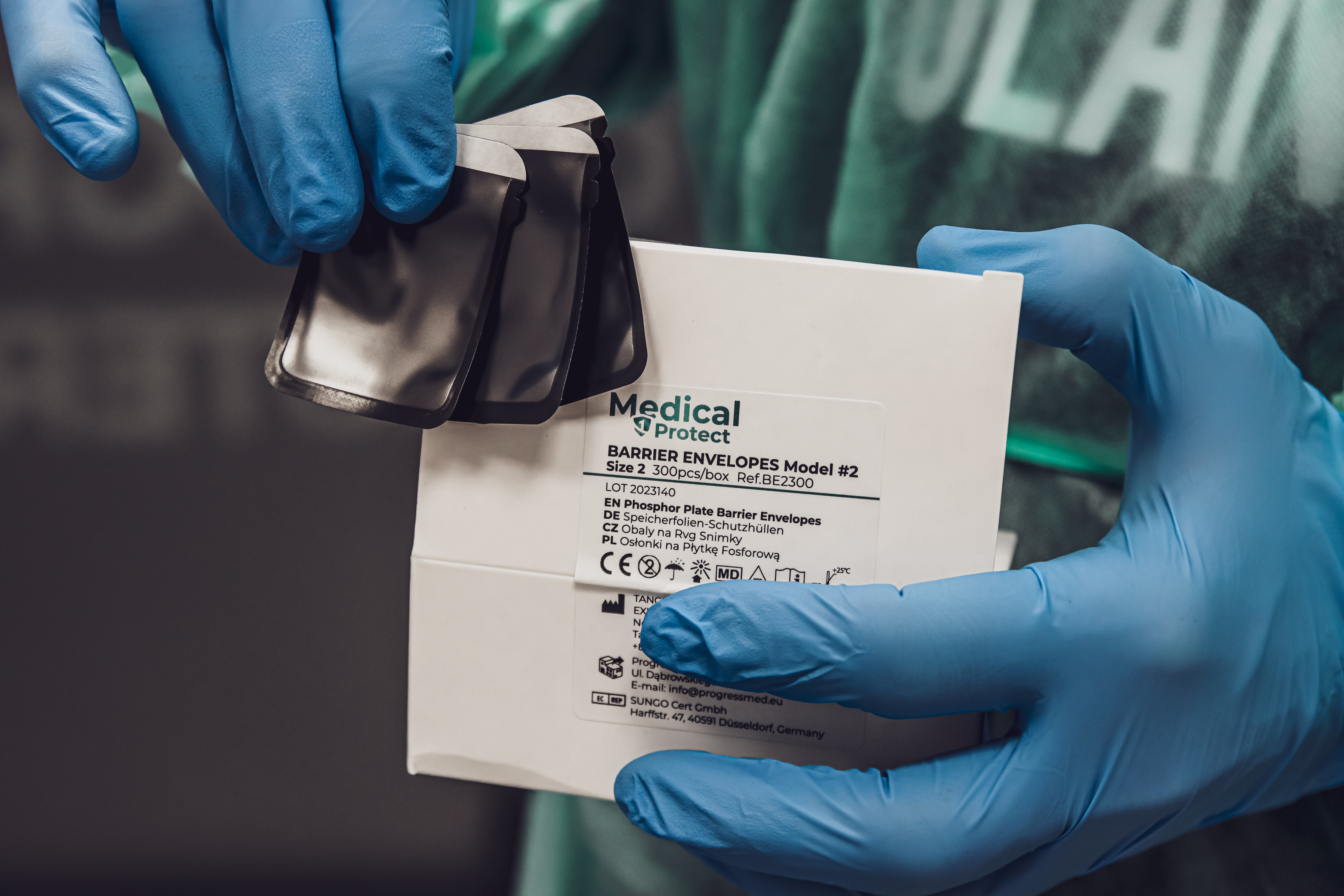 RTG Nr.2 Osłonka na płytki fosforowe  nr.ref.BE2300 MedicalProtect