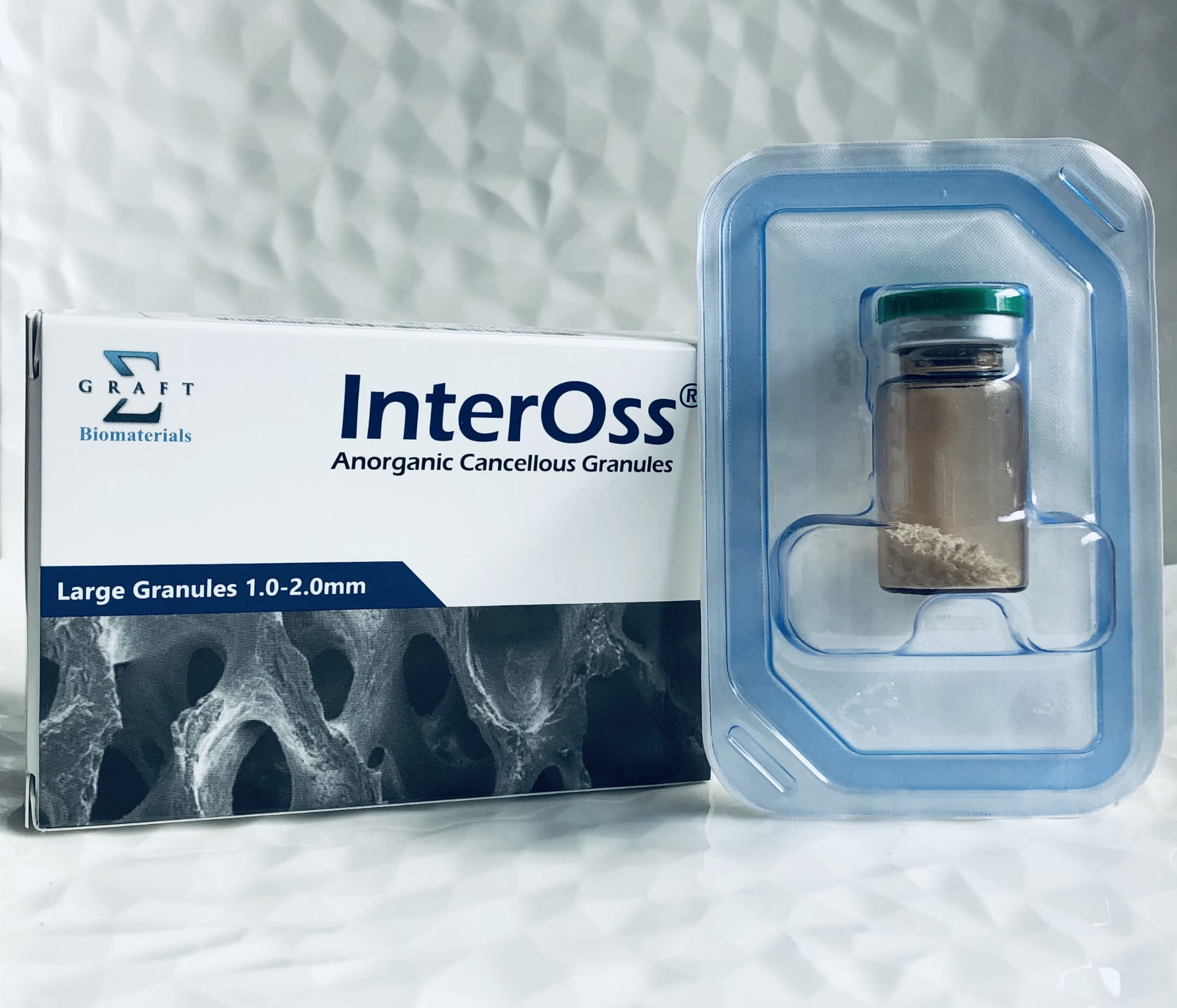 InterOss materiał kościozastępczy pochodzenia wołowego granulat gruby-1.0-2.0mm-0.5g - (OBJĘTOŚĆ 2.0