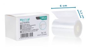 Osłonka 1-22 ustnika Pantomografu ( zagryzaka) 500szt. na rolce wymiar 2.2x6.cm