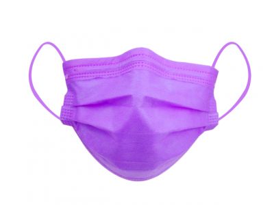 Maska chirurgiczna GO COLORS kolor LAWENDA 