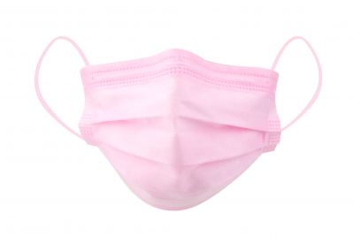 Maska chirurgiczna GO COLORS kolor RÓŻOWY