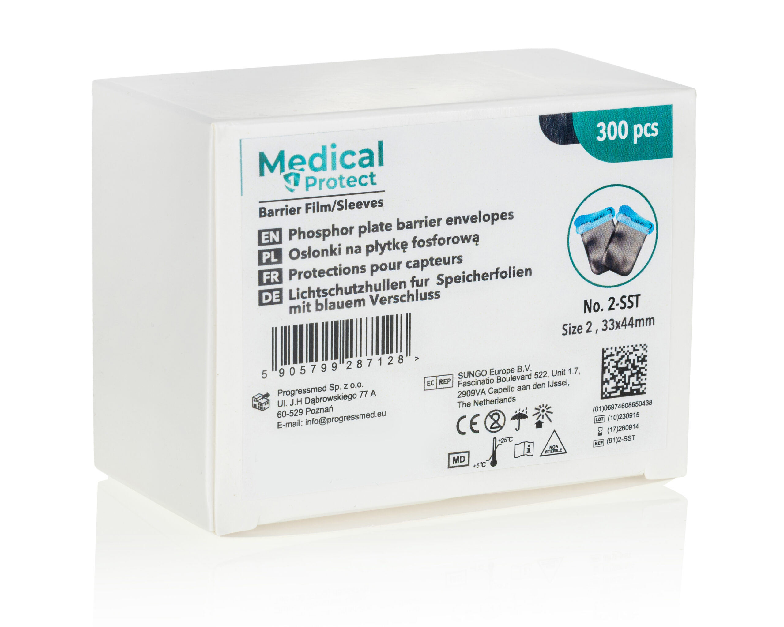 Osłonka płytki obrazowej nr. 2 XL (SST) Durr Dental, Gendex, Acteon, Dexis - obrazek 3